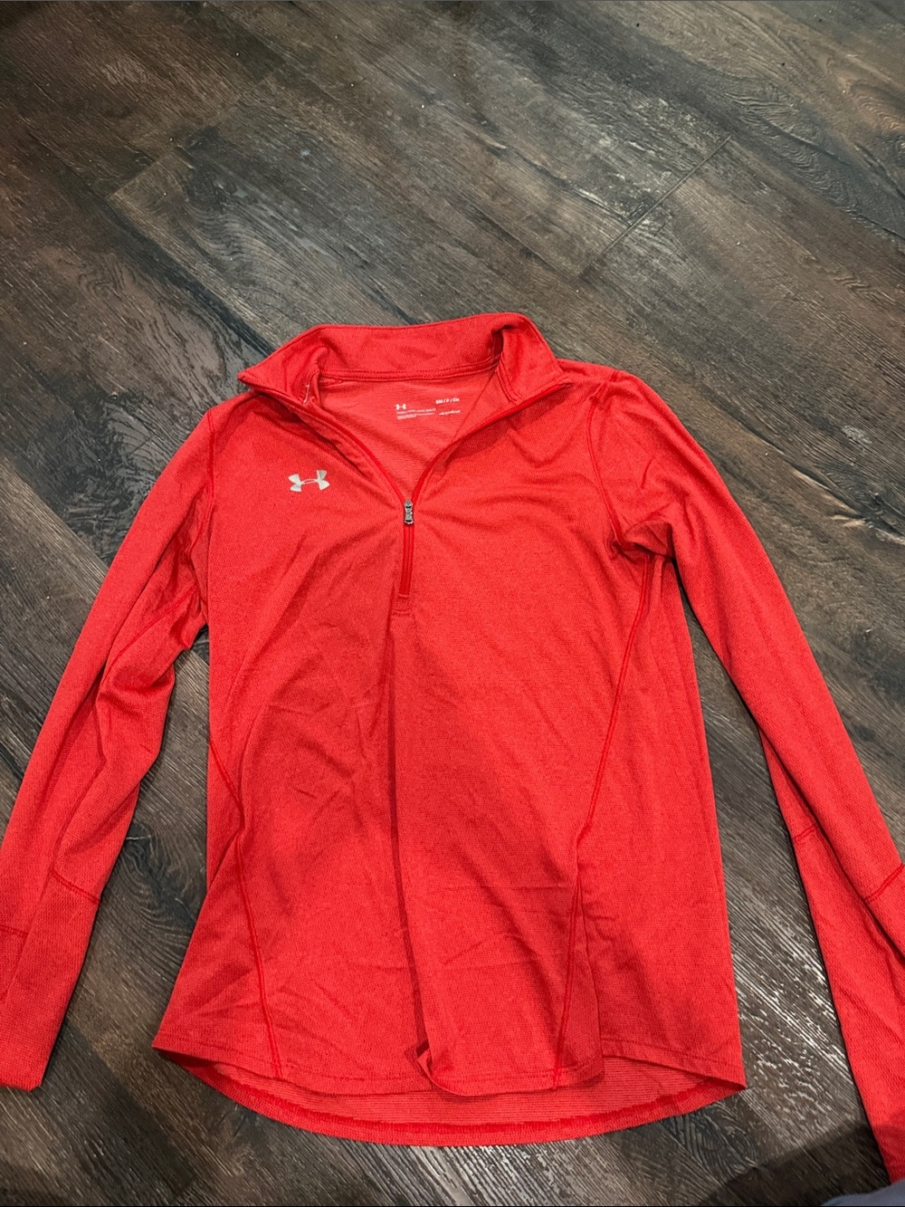 Under Armour Red Half-Zip Training Pullover